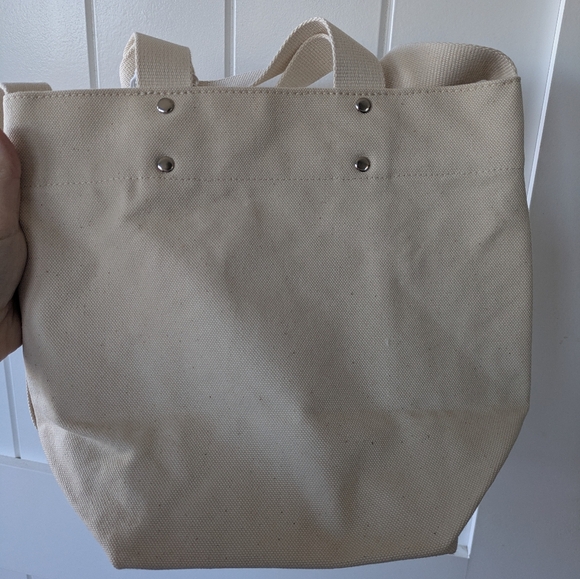 NWT Everlane Organic Cotton Canvas Mini Tote (Purse, Shoulder Bag, Lunch Bag) - Picture 3 of 16